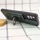 Протиударний чохол Armor Ring + захиcт камери для Samsung Galaxy A71 (A715) Simon case зелений - изображение 5