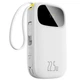 Зовнішній акумулятор Baseus Power Bank EnerFill FC31 Dual-Cable 10000mAh 22.5W (PPQD3-1022D) White - зображення 2