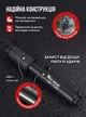 Насос для велосипедів ручний 100 PSI велосипедний міні насос для м'яча надувного матраца кола куль шин велонасос компактний велосипедний насос портативний з кріпленням алюмінієвий з 3 насадками N5566 WEST BIKING Чорний 73574 - зображення 4