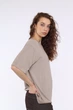 Футболка с коротким рукавом женская M цвет бежевый YUKI ЦБ-00292230 - изображение 4