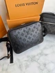 Сумка чоловіча месенджер Louis Vuitton Outdoor чорна (033) - зображення 10