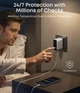 Зарядний пристрій Anker 100W USB-C Charger, 3 порти швидкої зарядки з технологією GAN, кольоровий дисплей - Silver (американська вилка) - зображення 6
