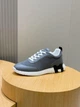 Мужские серо-синие кроссовки Hermes Bouncing, натуральная кожа, 41 размер - изображение 4