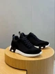 Мужские черные кроссовки с белой подошвой Hermes Bouncing, натуральная кожа, 41 размер - изображение 1