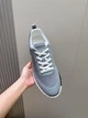 Мужские кроссовки серого цвета с чёрным логотипом Hermes Bouncing, натуральная кожа, 44 размер - изображение 6