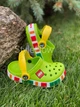 Кроксы детские Crocs Lego Green 33 - изображение 3