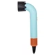 Фен-стайлер для волос Super Hairdryer 1600 Вт 4 насадки Голубой - изображение 4