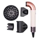 Фен-стайлер для волос Super Hairdryer 1600 Вт 4 насадки Розовый - изображение 3