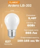 Светодиодная лампа Ardero LB-202 G45 5,4W 865Lm E27 4000K свет нейтральный матовая колба (LB-202/4000M) - изображение 3