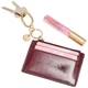 Визитница Victoria’s Secret Classic Card Case Keychain Sangria Red Patent - изображение 3