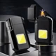 USB зажигалка спиральная с фонариком M8 6002 | Электроимпульсная без газа, перезаряжаемая - изображение 5