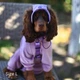 Панама для собак Hat-Dog М - лавандовий - изображение 4