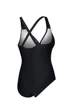 Купальник слитный с мягкой чашкой Aqua Speed 48B/XL Чёрный-салатовый (140766) - изображение 2