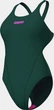 Купальник закритий для жінок Arena TEAM SWIMSUIT SWIM TECH SOLID темно-зелений Жіночий 42 - зображення 6