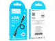 Кабель HOCO X96 Hyper 60W fast charging PD data cable Type-C to Type-C 25см черный - изображение 6