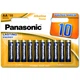 Батарейка Panasonic LR06 Alkaline Power * 10 (LR6REB/10BW) - изображение 1
