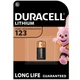 Батарейка Duracell CR 123 / DL 123 * 1 (5000394123106 / 5000784) - изображение 1