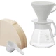 Набор для кофе Hario V60 Grayt: пуровер, сервер и фильтры 40 шт - изображение 1