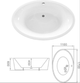 Ванна акриловая Velms Victoria 170х110 см - изображение 5
