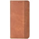 Чохол-книжка Deexe Retro Style для Motorola Edge 70 Fusion - Brown - зображення 2