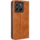 Чохол-книжка Deexe Retro Style для Motorola Edge 70 Fusion - Brown - зображення 6