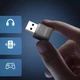 Аудіо ресивер Bluetooth для музики Earldom ET-BR27 Audio Receiver Black - изображение 7