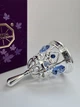 Хрустальная миниатюра со стразами Swarovski «Колокольчик» Azure, 7 см - изображение 4