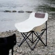 Раскладное туристическое кресло Folding Camping 40 х 40 х 67 см (214 C) Айвори - изображение 8
