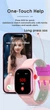 Дитячий смарт-годинник Wonlex CT26 Ultra Small компактний годинник-телефон з відеодзвінком GPS і SIM Blue (19145) - зображення 6