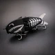 Воблер SplitTail 2S Black Skeleton (01042026008) - изображение 1