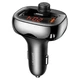 FM - трансмітер USAMS US-CC143 with Bluetooth FM Digital Display Black - изображение 2