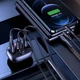 FM - трансмітер USAMS US-CC143 with Bluetooth FM Digital Display Black - изображение 8