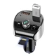 FM - трансмітер JOYROOM JR-CL02 with Bluetooth FM Shadow Series Wireless Black - изображение 1