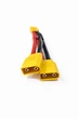 Кабель-перехідник XT90 (1 Female → 2 Male) 8AWG 10см для паралельного підключення двох акумуляторів - зображення 2