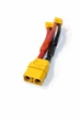 Кабель-перехідник XT90 (1 Female → 2 Male) 8AWG 10см для паралельного підключення двох акумуляторів - зображення 4