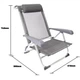 Крісло складане Bo-Camp Saint-Tropez Grey (1204796) (DAS303395) Bo-Camp DAS303395 1004185 - зображення 2