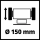 Точило двостороннє Einhell TC-BG 150 (4412632) - зображення 7