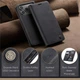 Чохол-книжка CaseMe з нубуку для iPhone 17 Pro Max Чорний - зображення 2
