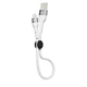 Кабель для заряджання та обміну даними USB Yoki YK-EX11 EXTRA Series USB/Lightning 12W 2.4A/5V 0.25 m White - зображення 5