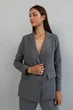 Жіночий піджак оверсайз з кишенями Nenka XL Сірий (nenka3227-XL) - изображение 3