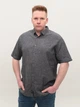 Рубашка мужская серая льняная летняя 6503-13 2XL - изображение 6
