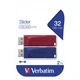 USB флеш накопичувач Verbatim 2x32GB Store'n'Go Slider Red/Blue USB 2.0 - зображення 8