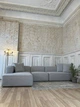 Диван кутовий сірий Deborah нерозкладний 310x90x160 (см) - изображение 5