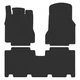Двошарові килимки Sotra Classic 7mm Black для Mercedes-Benz A-Class (V168)(long)(2 ряд цілісний) 2001-2004 (ST 91392-CL-Black) - изображение 1