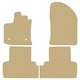 Двошарові коврики Sotra Premium Beige для Renault Lodgy (mkI) 2012-2022 (ST 91406-PR-Beige) - зображення 1