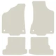Двошарові коврики Sotra Premium White для Volkswagen Polo (mkIII) 1999-2002 (ST 91416-PR-White) - зображення 1