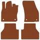 Двошарові коврики Sotra Premium Terracotta для Volkswagen Caddy (mkIV)(1-2 ряд) 2020→ (ST 91413-CH-Terra) - зображення 1