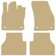 Двошарові коврики Sotra Premium Beige для Volkswagen Caddy (mkIV)(1-2 ряд) 2020→ (ST 91413-PR-Beige) - зображення 1