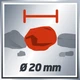 Насос дренажний Einhell GC-DP 1020 N .1000 Вт, 18000 л/рік, вис. 9 м, глиб. 5 м, корпус нержавіюча сталь - зображення 8
