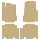 Двошарові килимки Sotra Premium Beige для Mercedes-Benz A-Class (V168)(long)(2 ряд роздільний) 2001-2004 (ST 91393-CH-Beige) - изображение 1